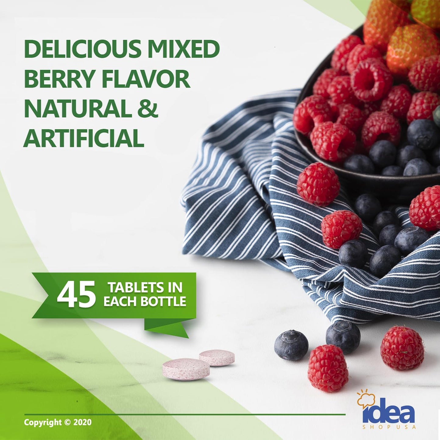 Sublingual vitamina B12 de alta potencia en cereza sabor