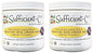 Sufficient-C mezcla bebida vitamina C limón durazno 2 pack
