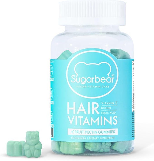 Sugarbear gomitas vitaminas veganas para cabello y piel