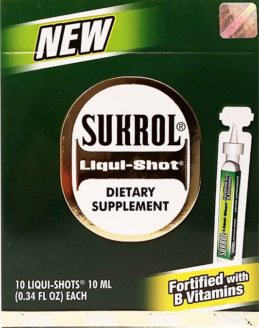 Caja de suplemento Sukrol Liqui-Shot 10 unidades