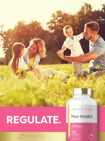 Suministro 180 cápsulas mio-inositol Carlyle extra fuerte