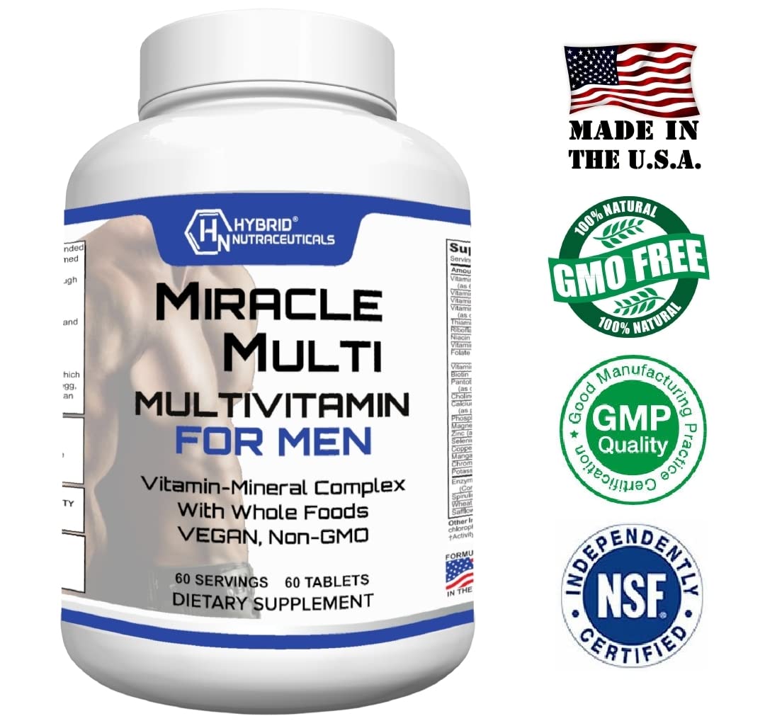 Suministro de 60 días MiracleMulti multivitamínico para hombres