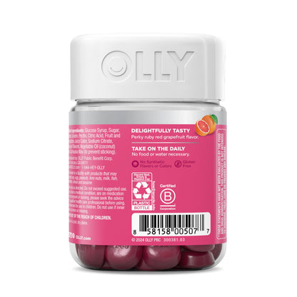 Suministro mensual OLLY belleza indiscutible 60 gomitas