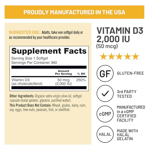 Suministro NatureWise vitamina D y omega 3 duración prolongada