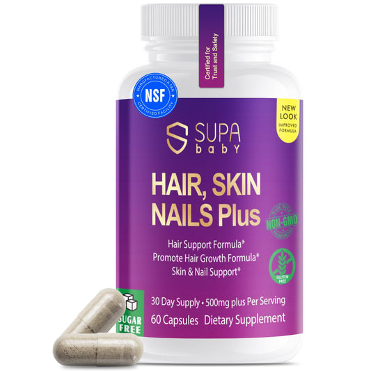 Suplemento SUPABABY vitaminas para cabello piel y uñas