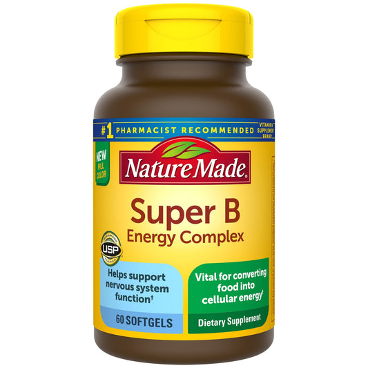 Super B Complex Energético en cápsulas blandas para función cerebral