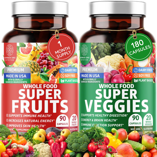 super frutas y multivitamínico vegano