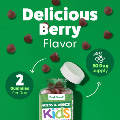 Detalles sabor a baya deliciosa de las gominolas Super Greens