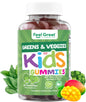 Botella de gominolas Super Greens para niños con frutas y verduras