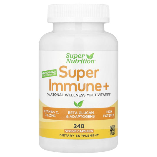 Super Nutrition Super Immune+ Multivitamínico en botella