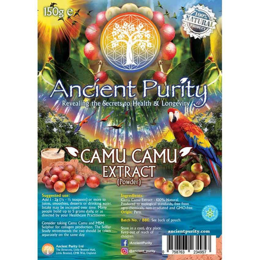 Superfruta Camu Camu polvo rico en vitamina C