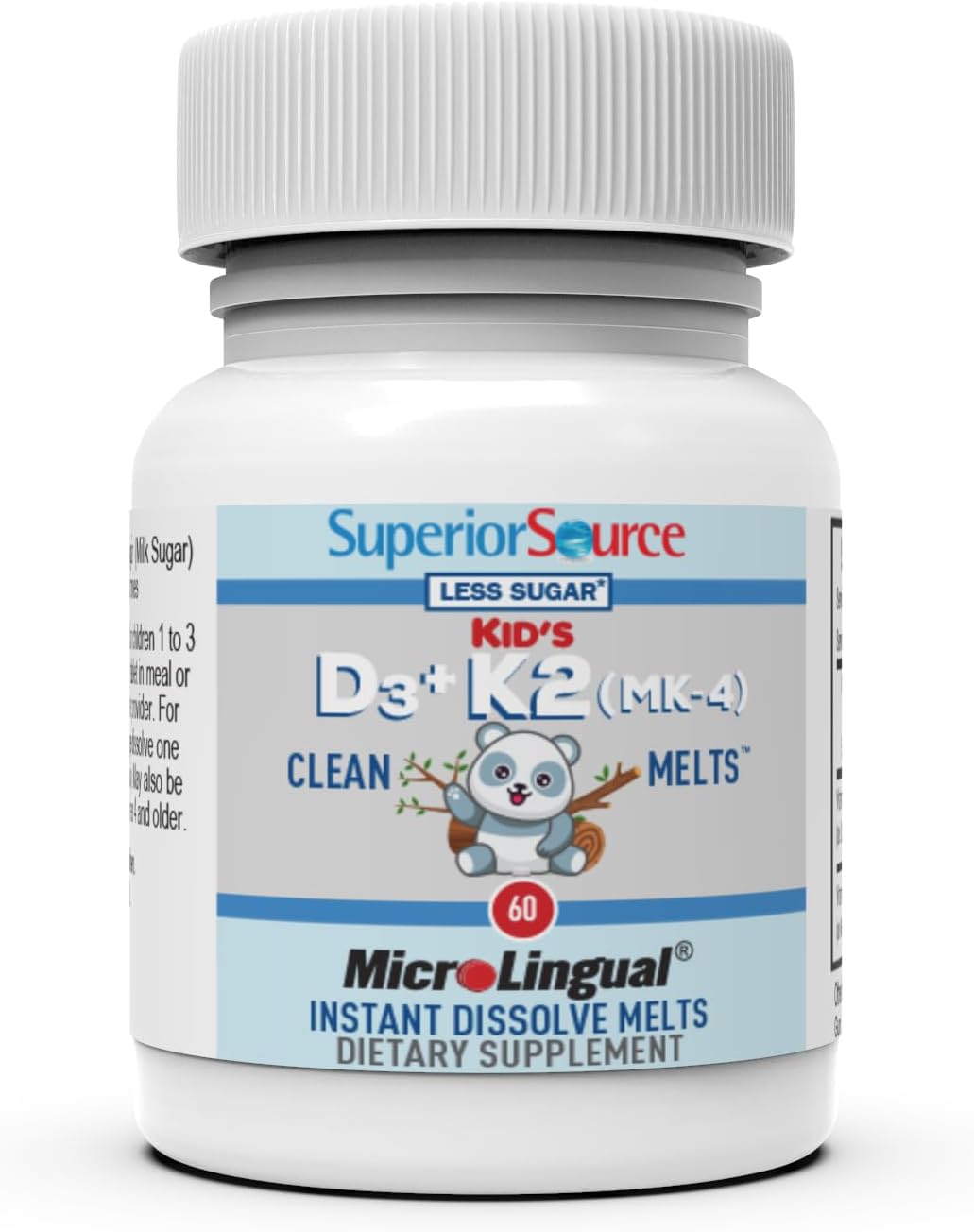 Superior Source D3 y K2 niños microtabletas disolución instantánea