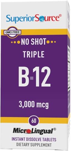 Superior Source suplemento B-12 para adultos dosis diaria