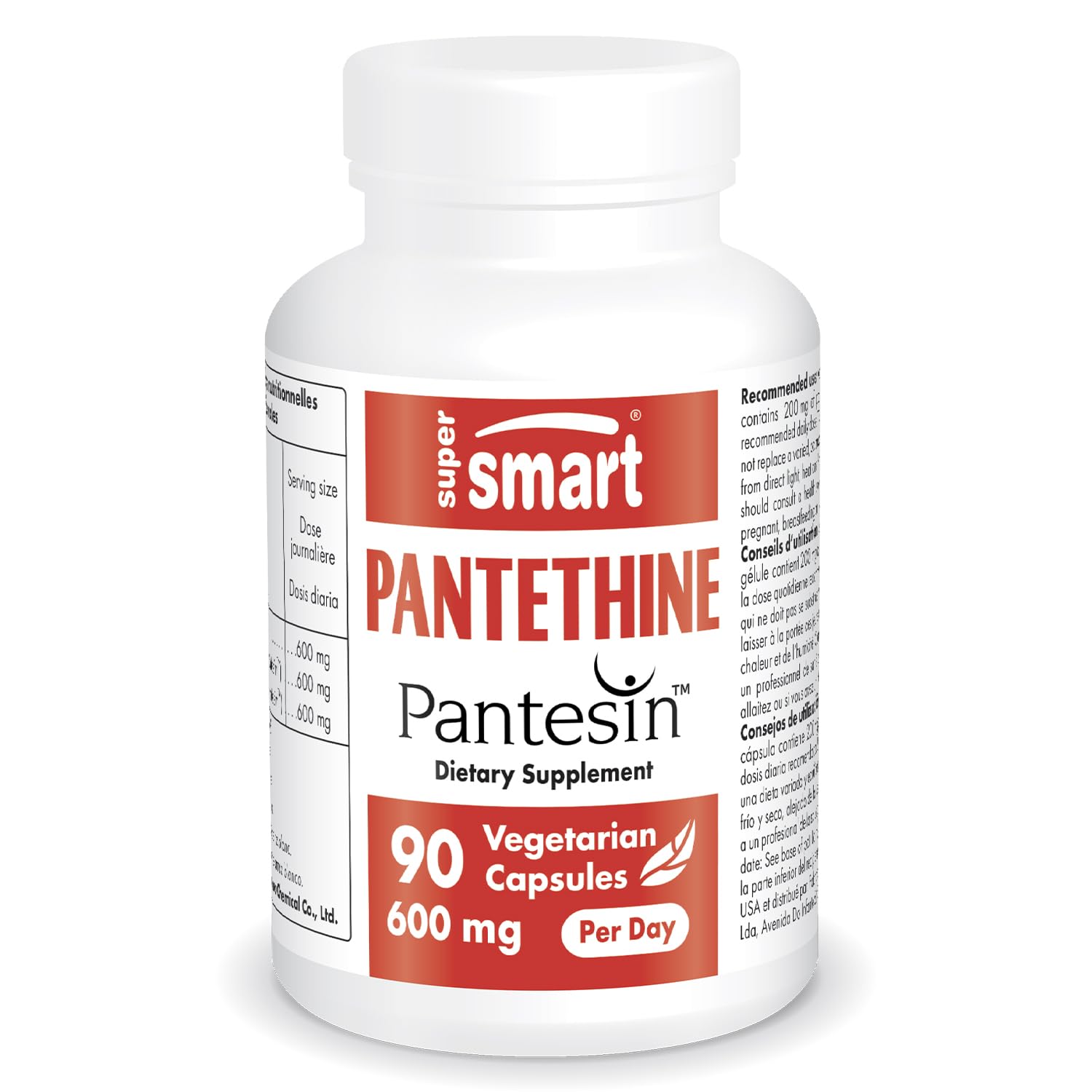 Supersmart Pantesina Pantetina 600mg caja frontal