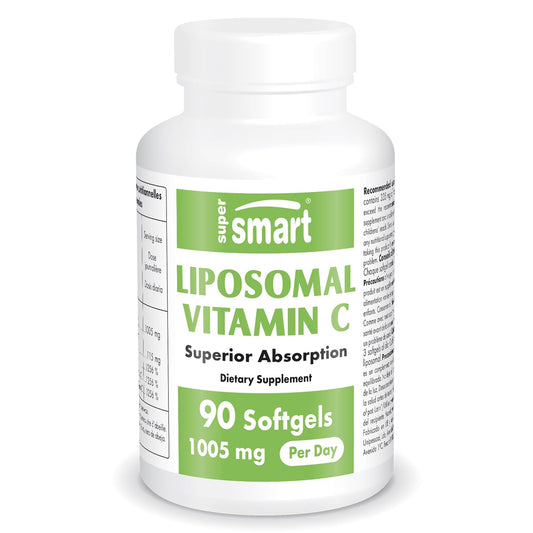 Botella Supersmart Vitamina C Liposomal 90 softgels