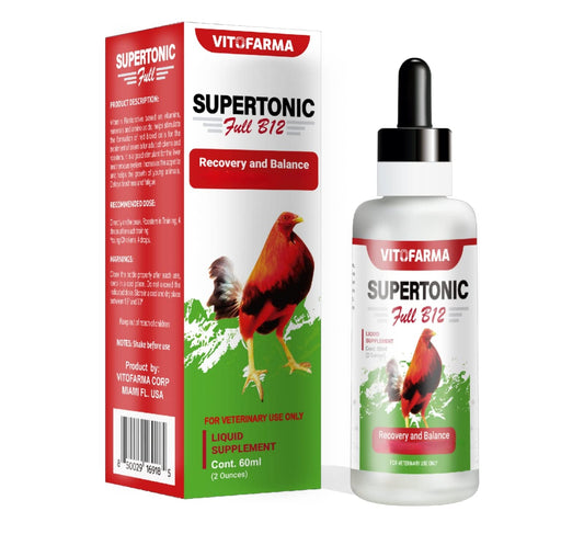 Supertonic Full B12 para gallos 60ml de Vitofarma