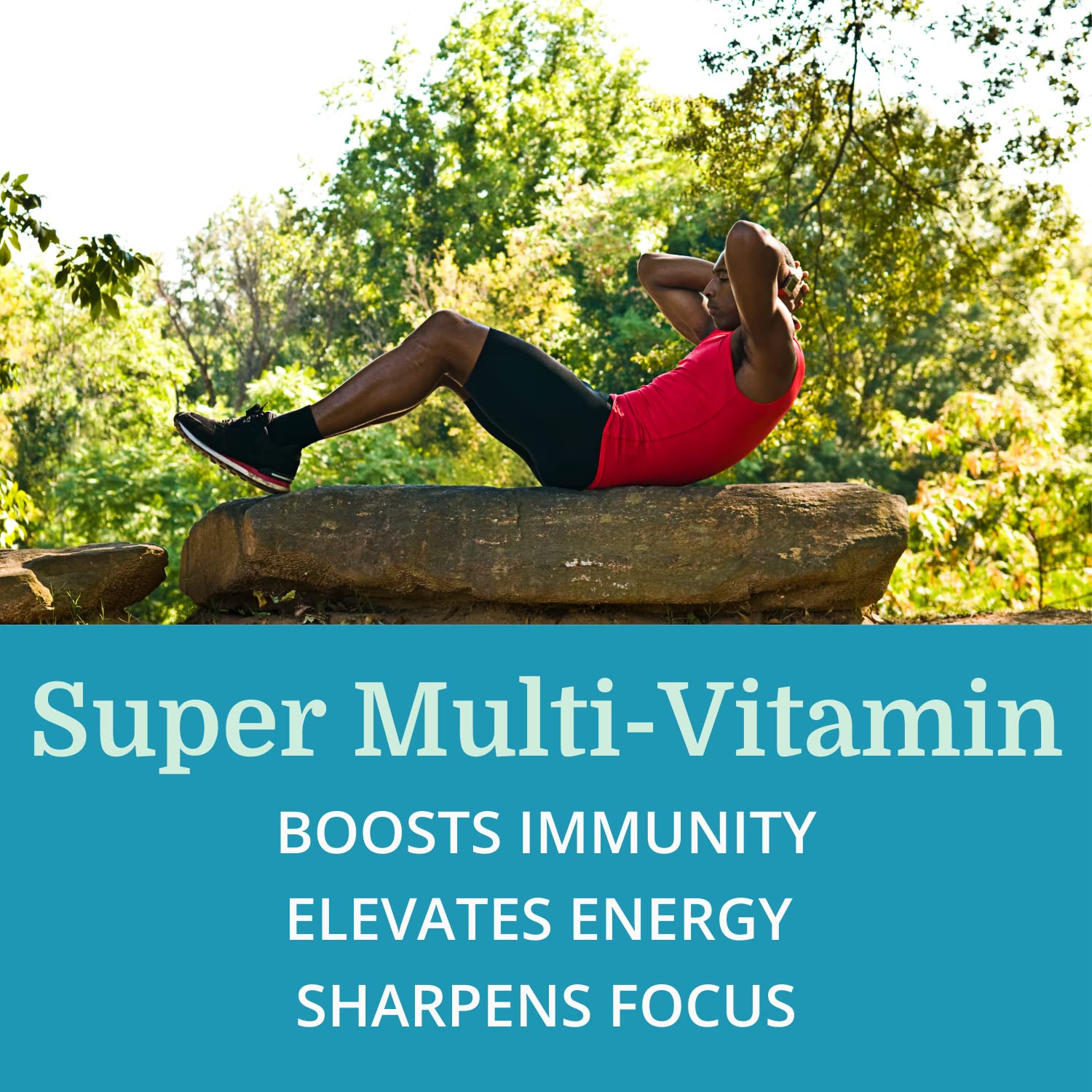 SuperV multivitamínico: beneficios de energía y foco