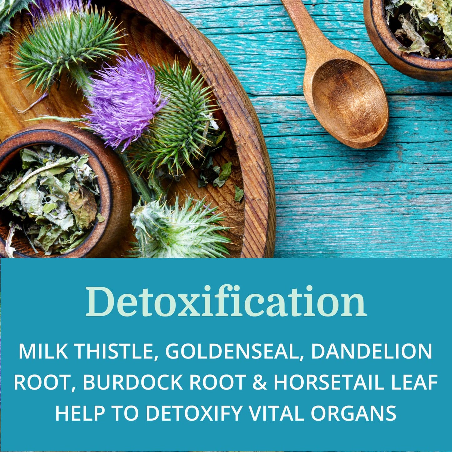 Hierbas detoxificantes en SuperV multivitamínico