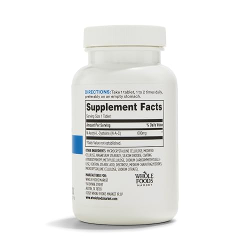 Suplemento 365 Whole Foods N Acetyl L Cystine 600 mg