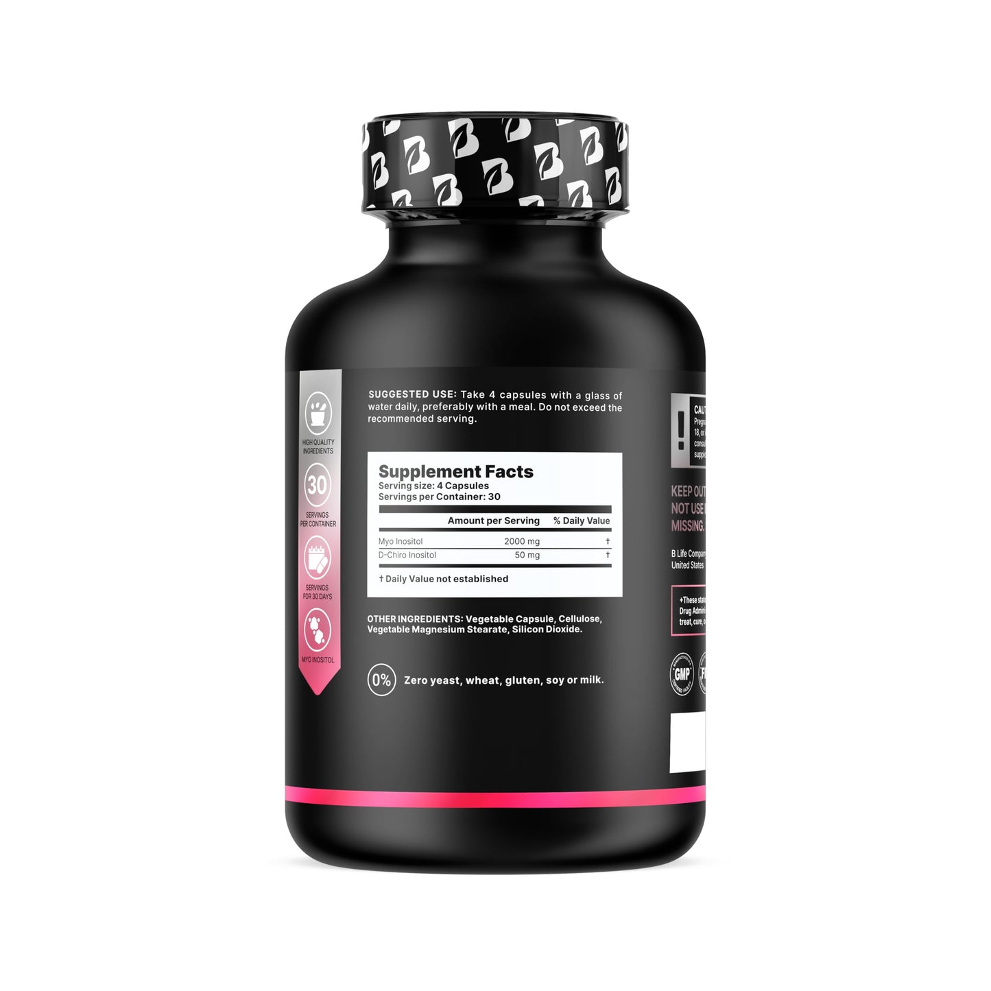 Suplemento 40:1 mioinositol y d-ciro inositol para balance hormonal