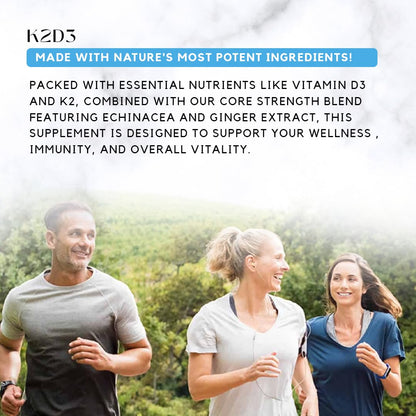 Suplemento Absonutrix K2D3 sin gluten y no OGM