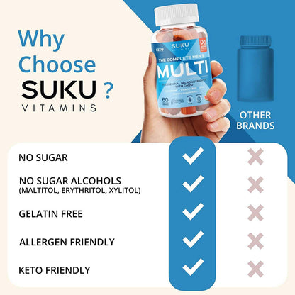 Suplemento multivitamínico SUKU: prueba de ausencia de animales.