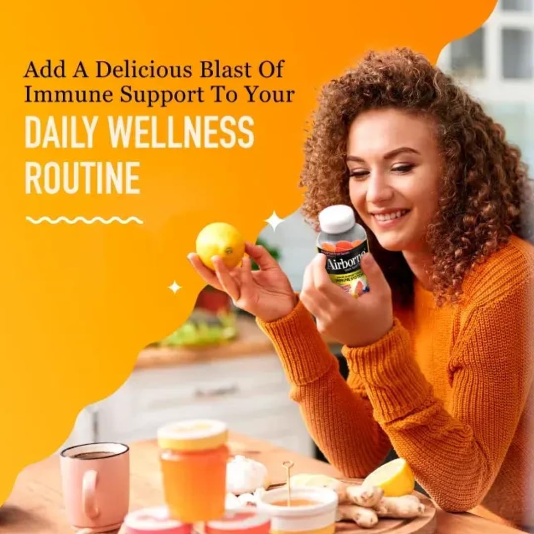 Suplemento Airborne gomitas antioxidantes y minerales clave