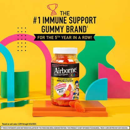 Suplemento Airborne para niños con selenio y hierro