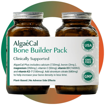 Suplemento ALGAECAL para huesos fuertes con vitaminas D3 y K2