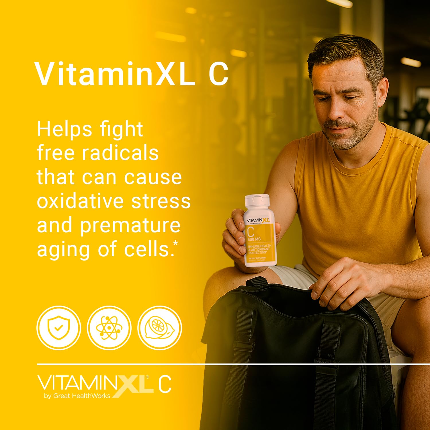 Suplemento alimentación OmegaXL vitamina c antioxidante