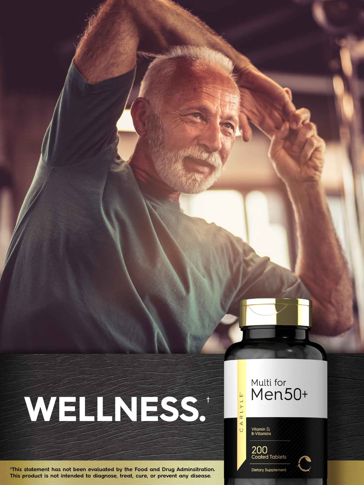 Suplemento alimenticio Carlyle para salud de hombres mayores de 50 años