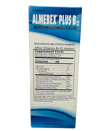 Suplemento Almebex Plus B12 para Energía