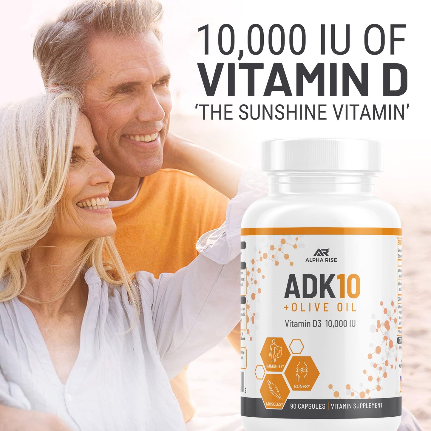 Suplemento ALPHA RISE con vitamina A biodisponible para mejor absorción