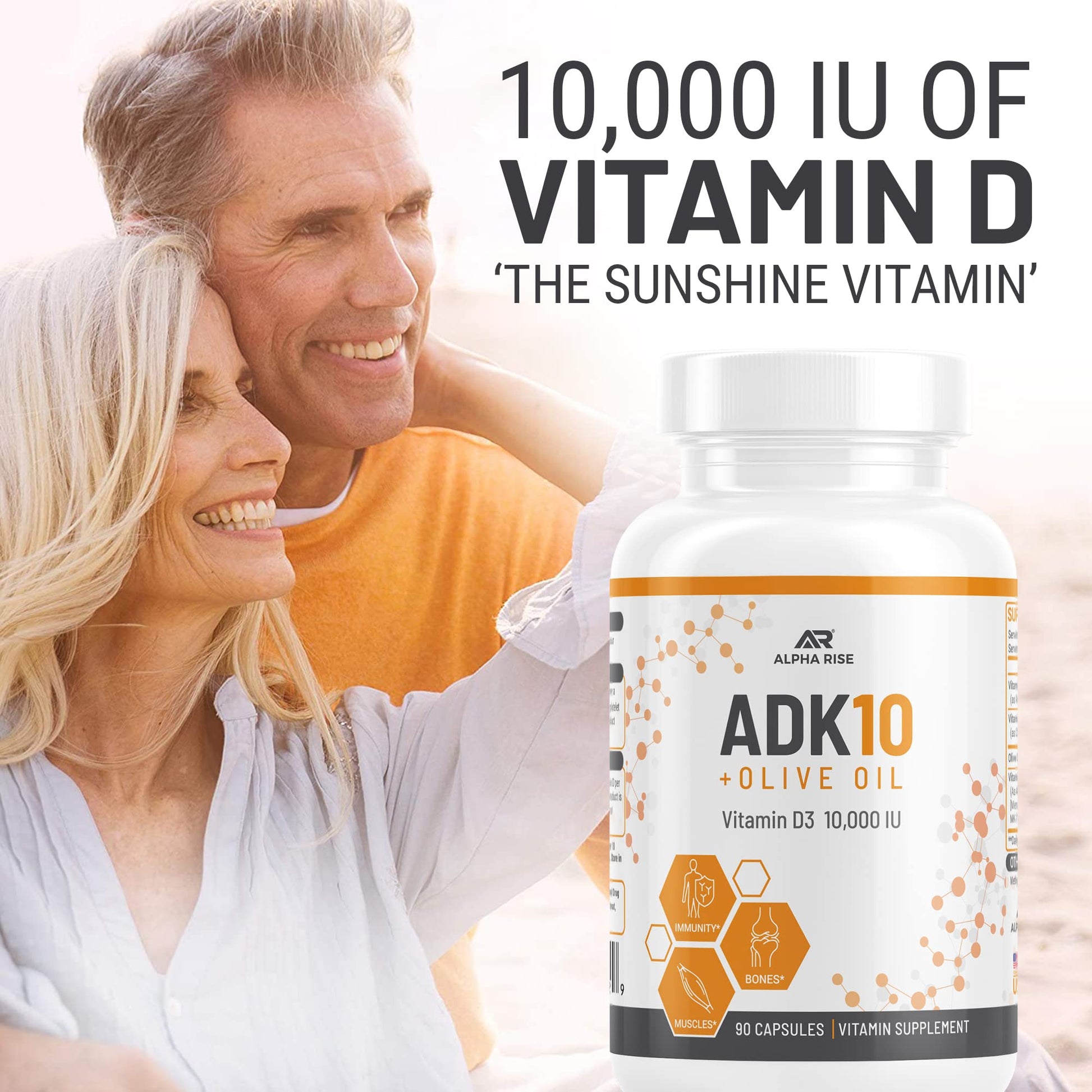 Suplemento ALPHA RISE con vitamina A biodisponible para mejor absorción
