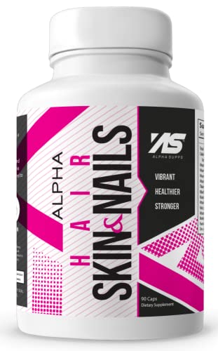 Suplemento Alpha Supps cabello, piel y uñas mujeres saludable
