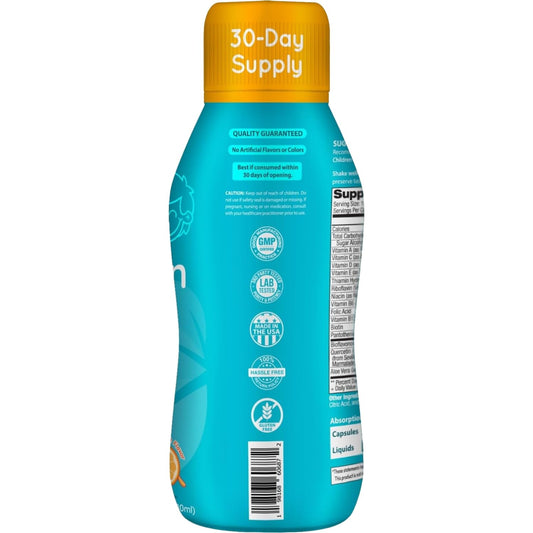 Suplemento de alta absorción libre de azúcar para niños - detalles de la botella
