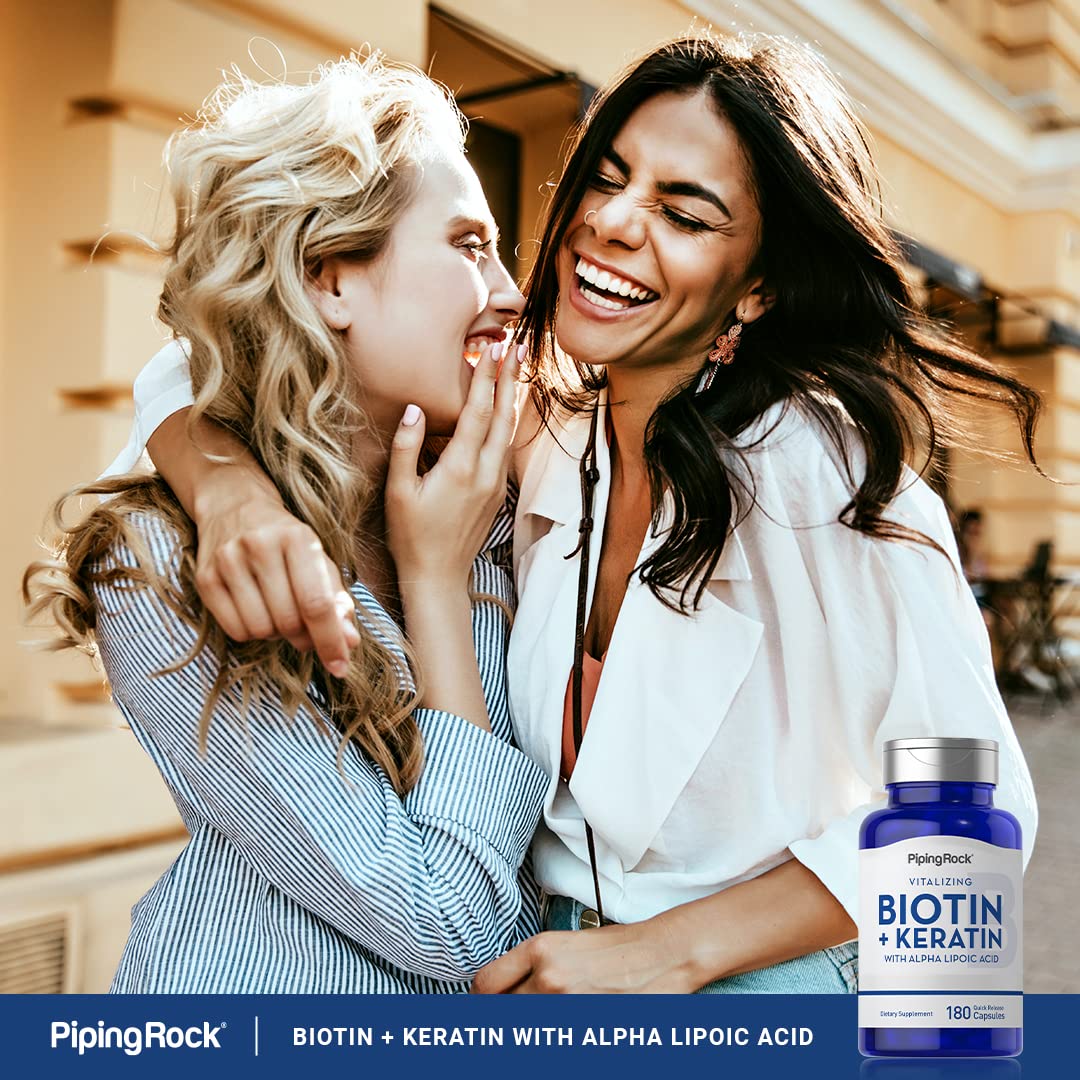 Suplemento alta potencia biotina 5000mcg Piping Rock
