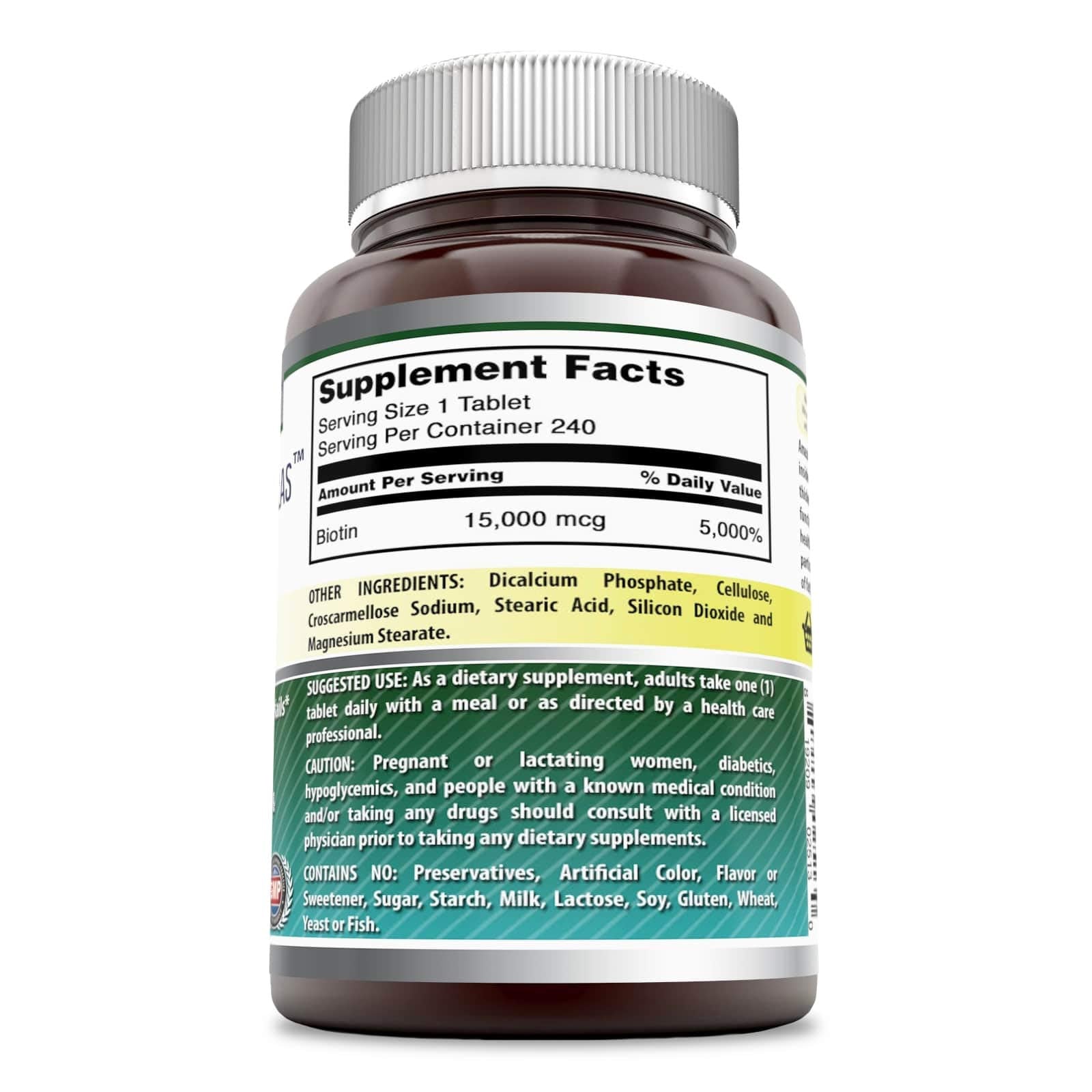 Suplemento Amazing Formulas sin gluten y no GMO