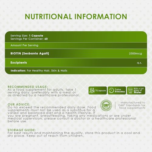 Suplemento Ambrosial biotina para cabello y piel