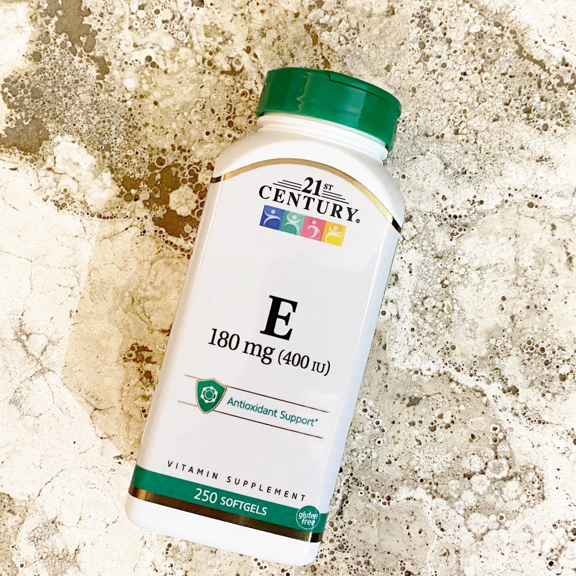 Suplemento antioxidante 21st Century vitamina E 400 UI