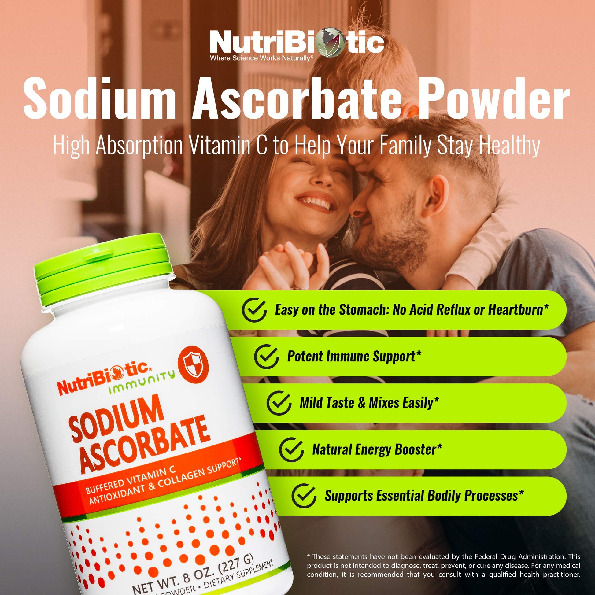 Suplemento antioxidante buffered vitamina c NutriBiotic