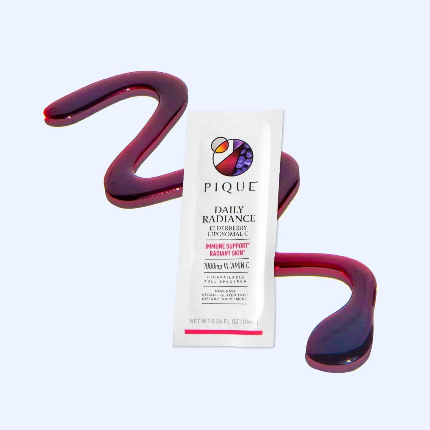 Suplemento antioxidante PIQUE vitamina c liposomal y saúco
