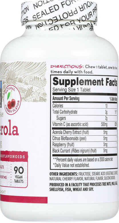 Suplemento antioxidante vitamina c acerola 365 Whole Foods