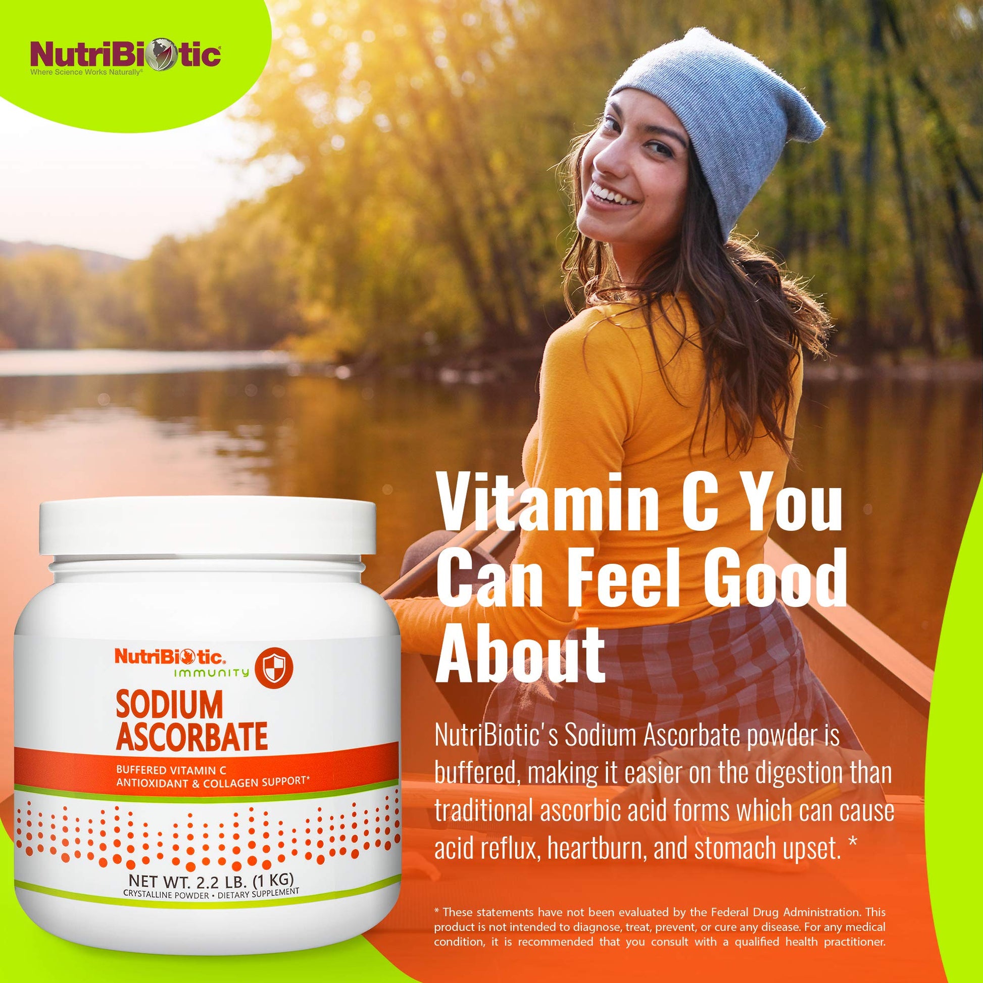 Suplemento antioxidante vitamina c buffered NutriBiotic