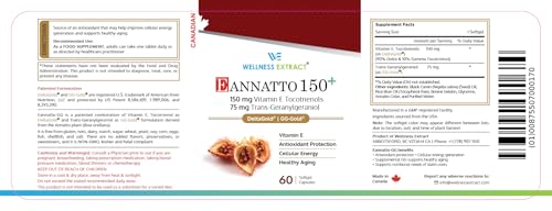 Suplemento antioxidante vitamina e tocotrienoles Wellness Extract