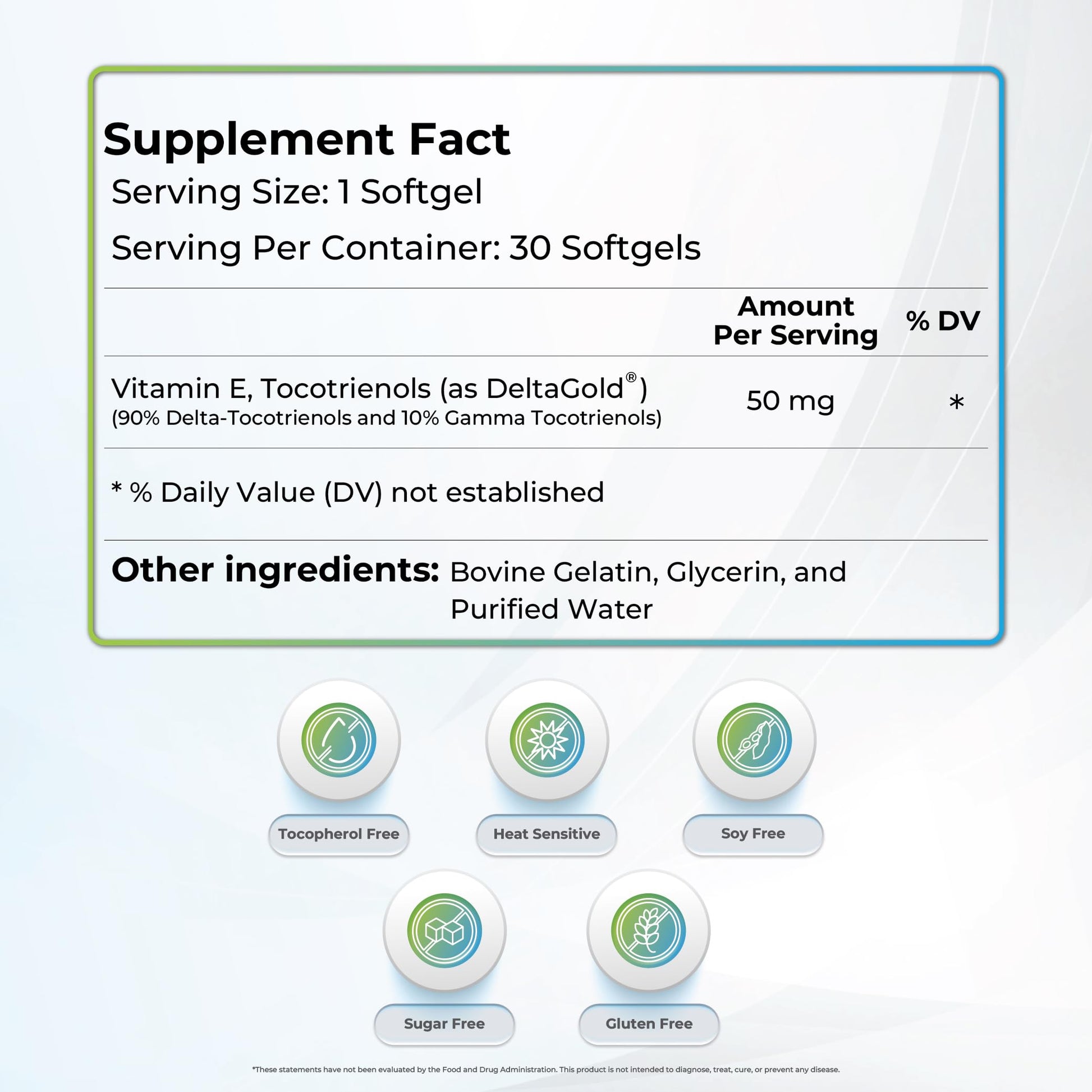 Suplemento antioxidante WELLNESS EXTRACT vitamina e tocotrienoles