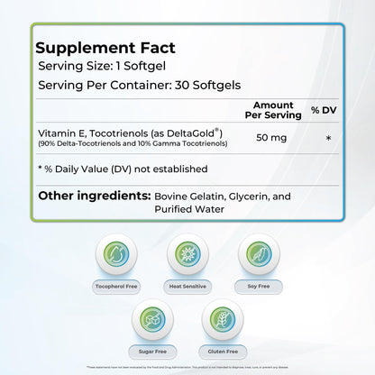 Suplemento antioxidante WELLNESS EXTRACT vitamina e tocotrienoles