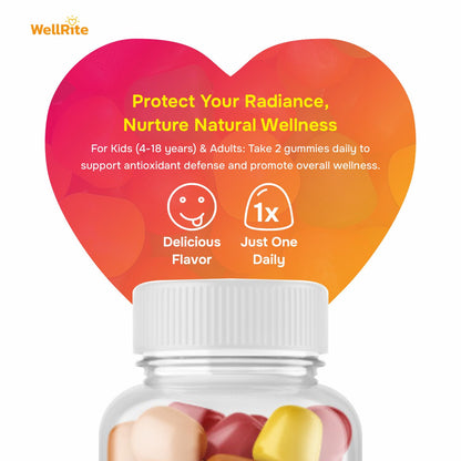 Suplemento antioxidante Wellrite con curcumina