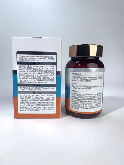 Suplemento anytalk d3 k2 vitaminas cápsulas de fácil absorción