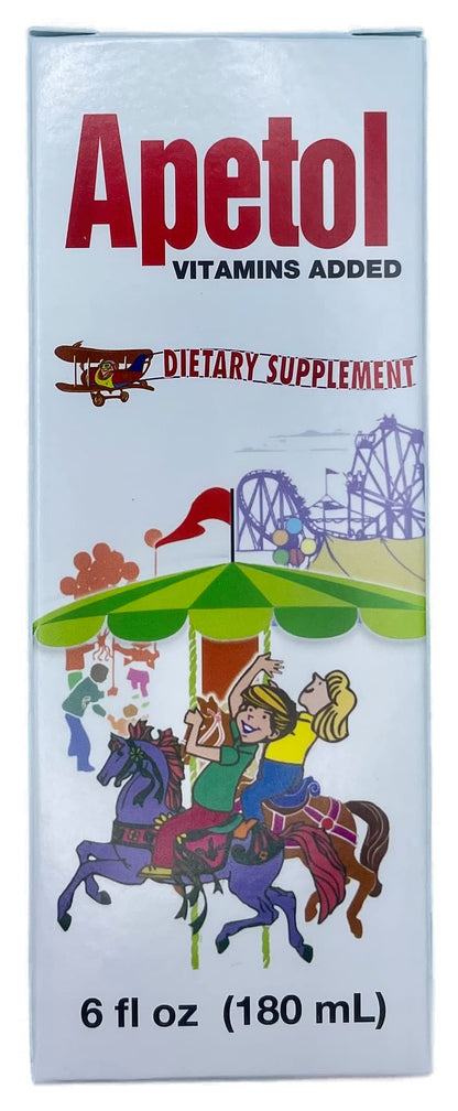 Suplemento Apetol Vitaminado 180 ml con caja